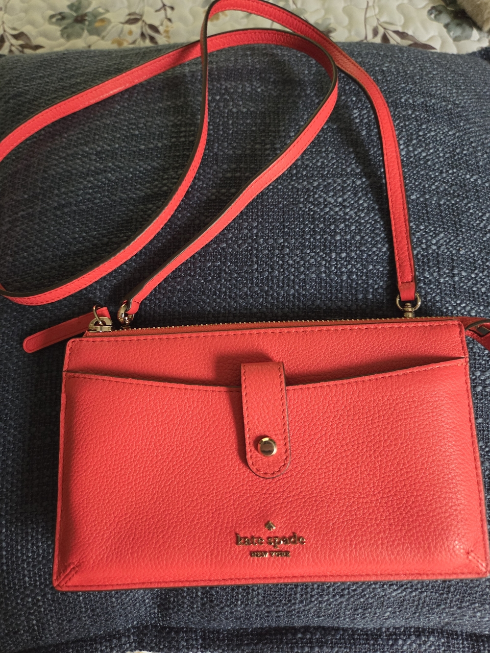 kate spade Red Crossbody Wallet